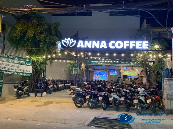 Cần sang nhanh quán cafe mặt tiền đường Nguyễn Thị Đặng, phường Tân Thới Hiệp, quận 12.