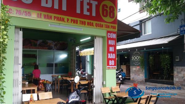 Cần sang nhanh quán bò bít tết tại 76/55 Lê Văn Phan, phường Phú Thọ Hòa, quận Tân Phú.