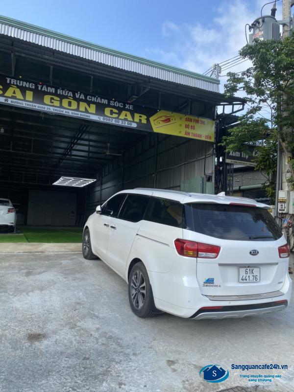 Sang tiệm rửa - sửa xe