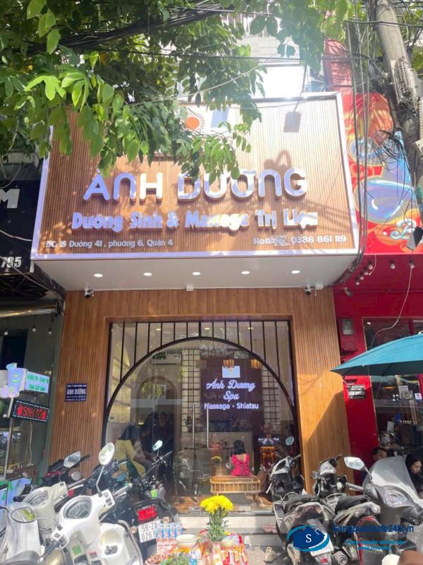 CẦN SANG NHƯỢNG SPA CHUYÊN DƯỠNG SINH TRỊ LIỆU – MẶT TIỀN QUẬN 4